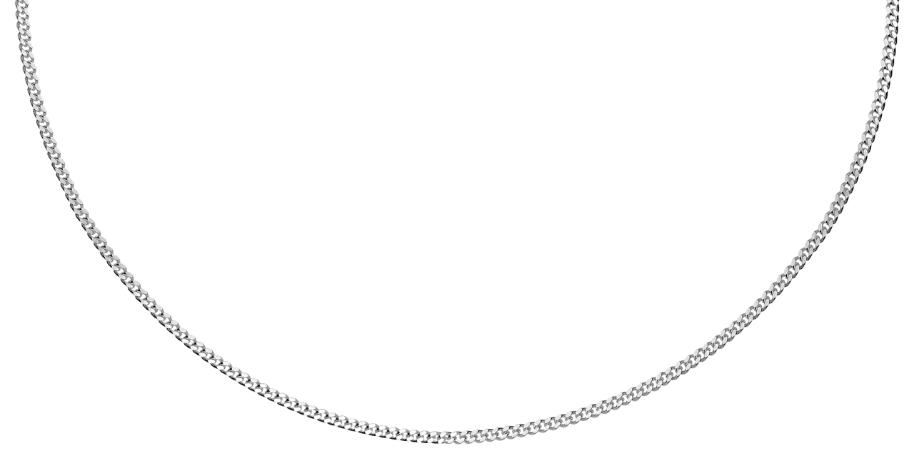 Gerecycled zilveren ketting gourmet