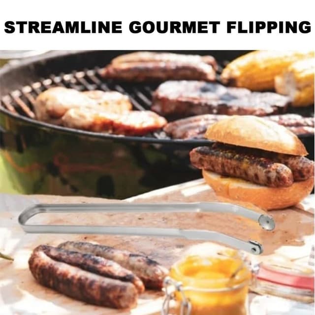 Grilltang i rustfrit stål Grill Grillklemme