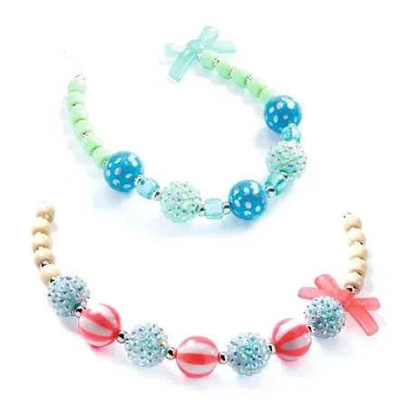Djeco Schmuck basteln: Kugeln Silber
