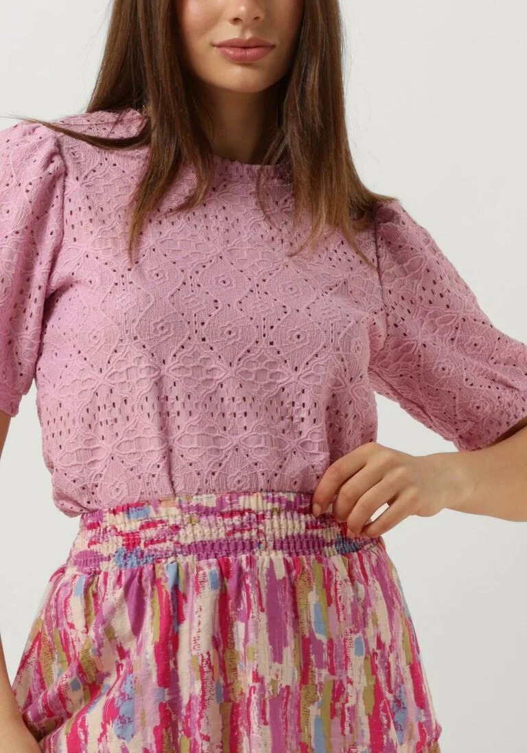 OBJECT roze object top objfeodora s/s top noos