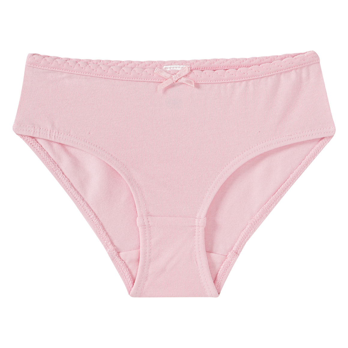 Topolino 3 Mädchen Slips mit Zierschleifen rosa / weiss / dunkelrosa