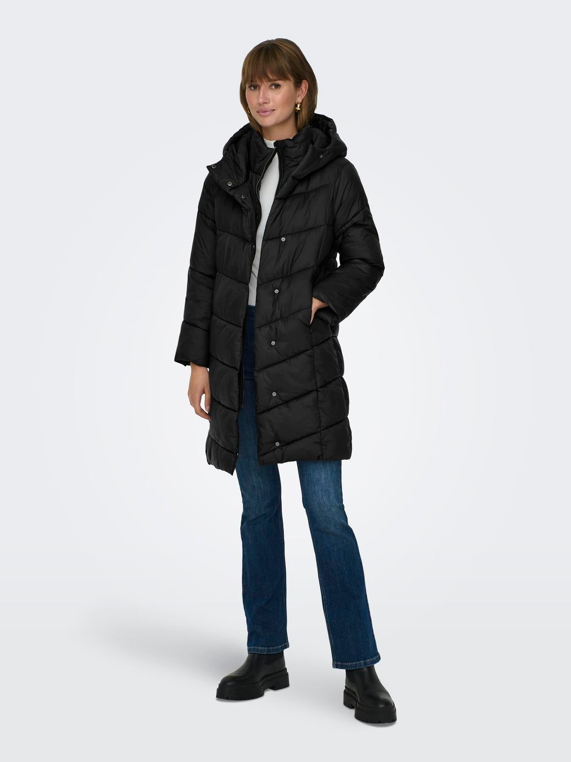 ONLAUDREY Steppmantel Black
