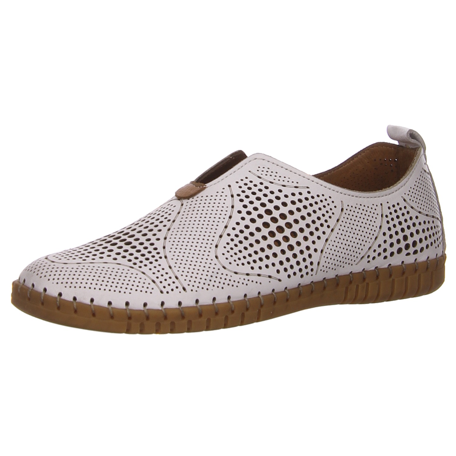 elbandi Slipper weiß weiss/weiss kombi