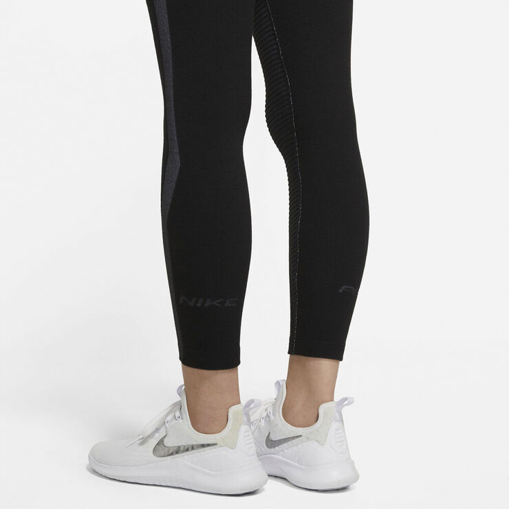 Nike Pro HyperWarm tights Sort