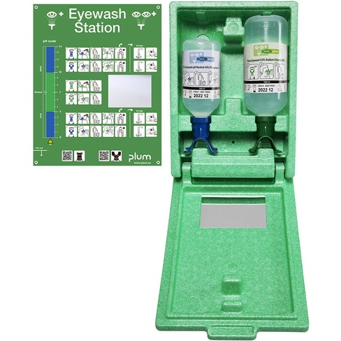 Lave-yeux Duo rinçage 15 min – Coffret Flacons 500 mL + 1000 mL