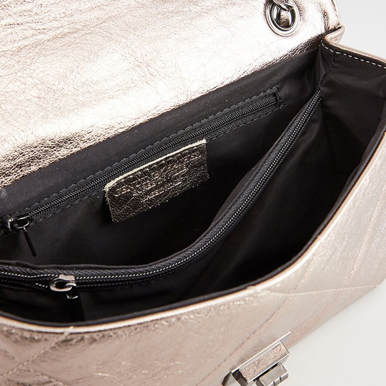 Christian Laurier Sac bandoulière en Cuir Lena doré foncé - 27x15x8 cm