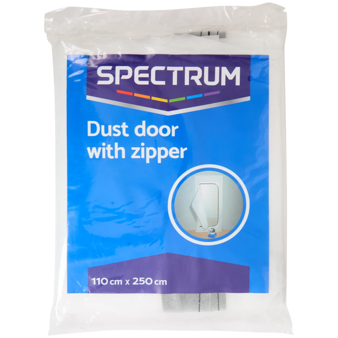 Spectrum anti-stof-deur met rits 110 x 250 cm