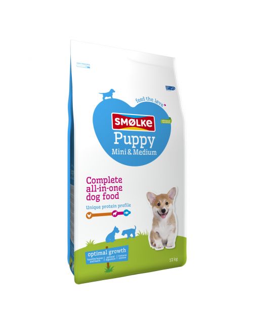 Smolke Puppy Mini-Medium Kip&Lam&Vis - Hondenvoer