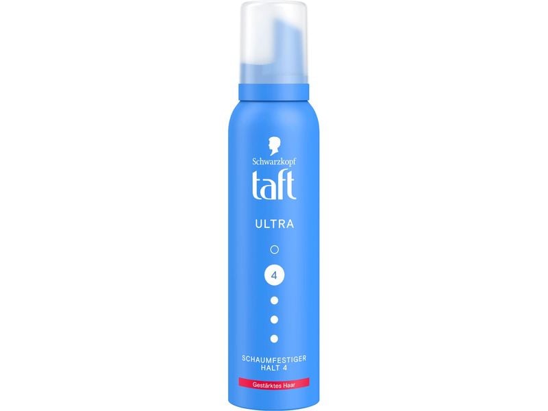 Schwarzkopf Taft Haarschaum Mousse Ultra 150 ml Schaumfestiger verleiht kräftiges und widerstandsfähiges Haar