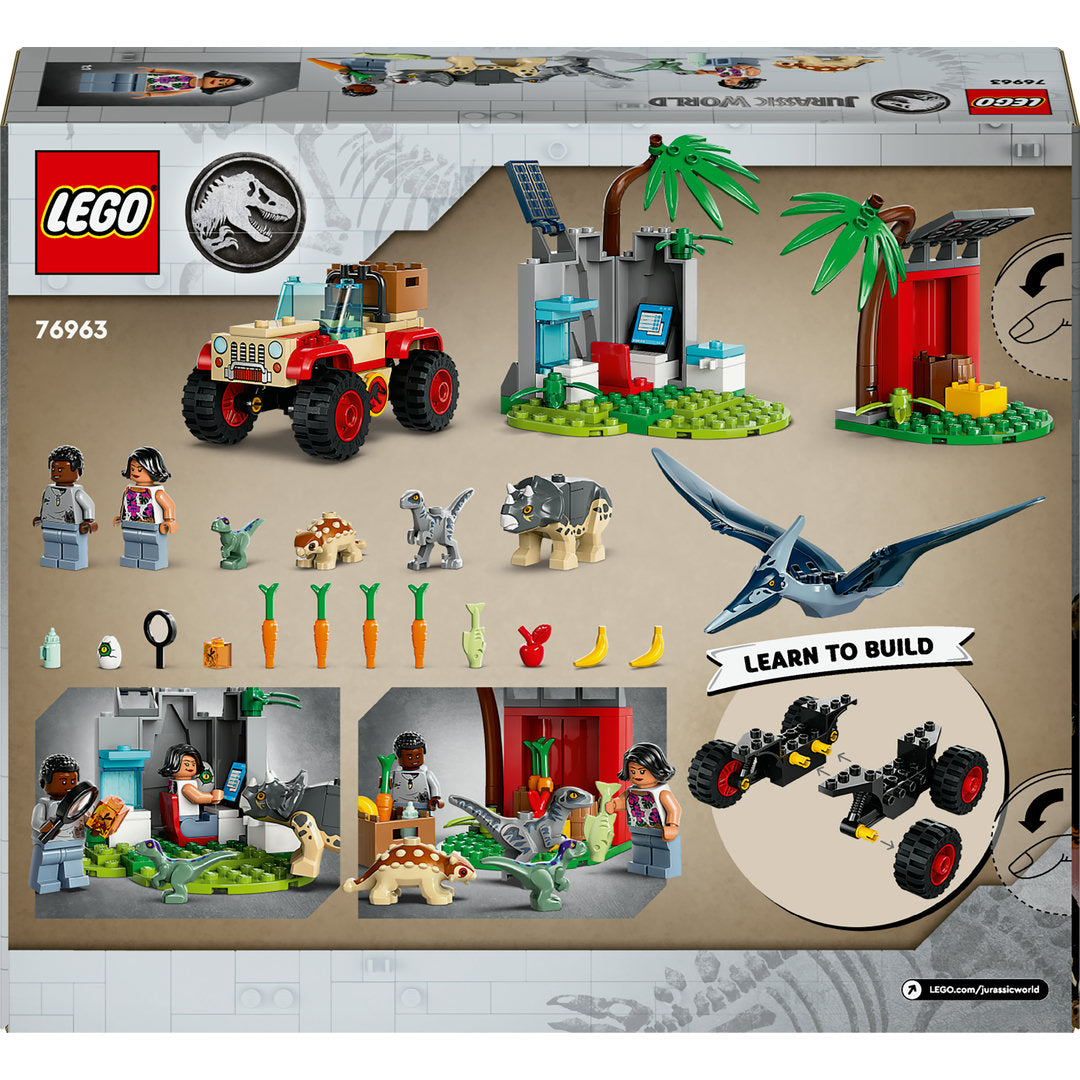 LEGO jurassic world reddingscentrum voor babydinosaurussen