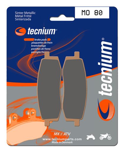 Plaquettes de freins Tecnium MX/Quad métal fritté - MO80