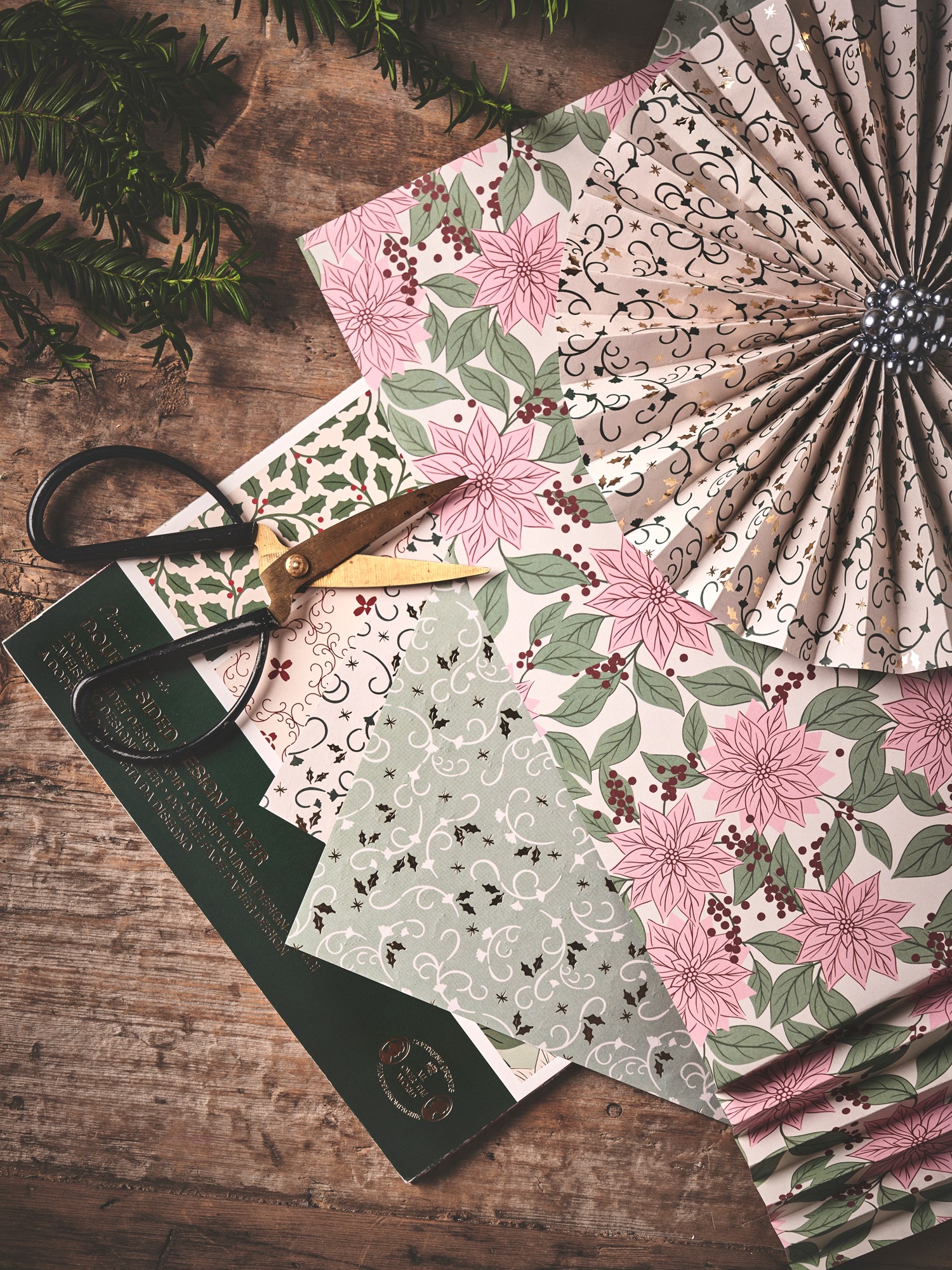 Designpapir | Papir. 42 x 21 cm. 20 ark. | Multi