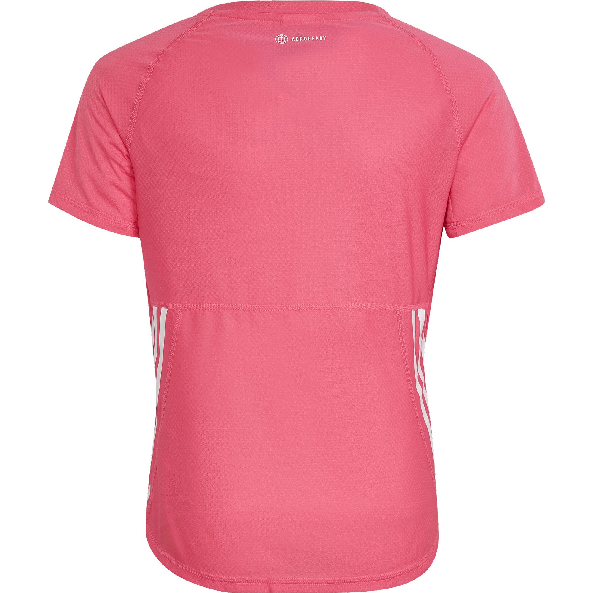 adidas Aeroready Training 3-Streifen T-Shirt Mädchen pulse magenta