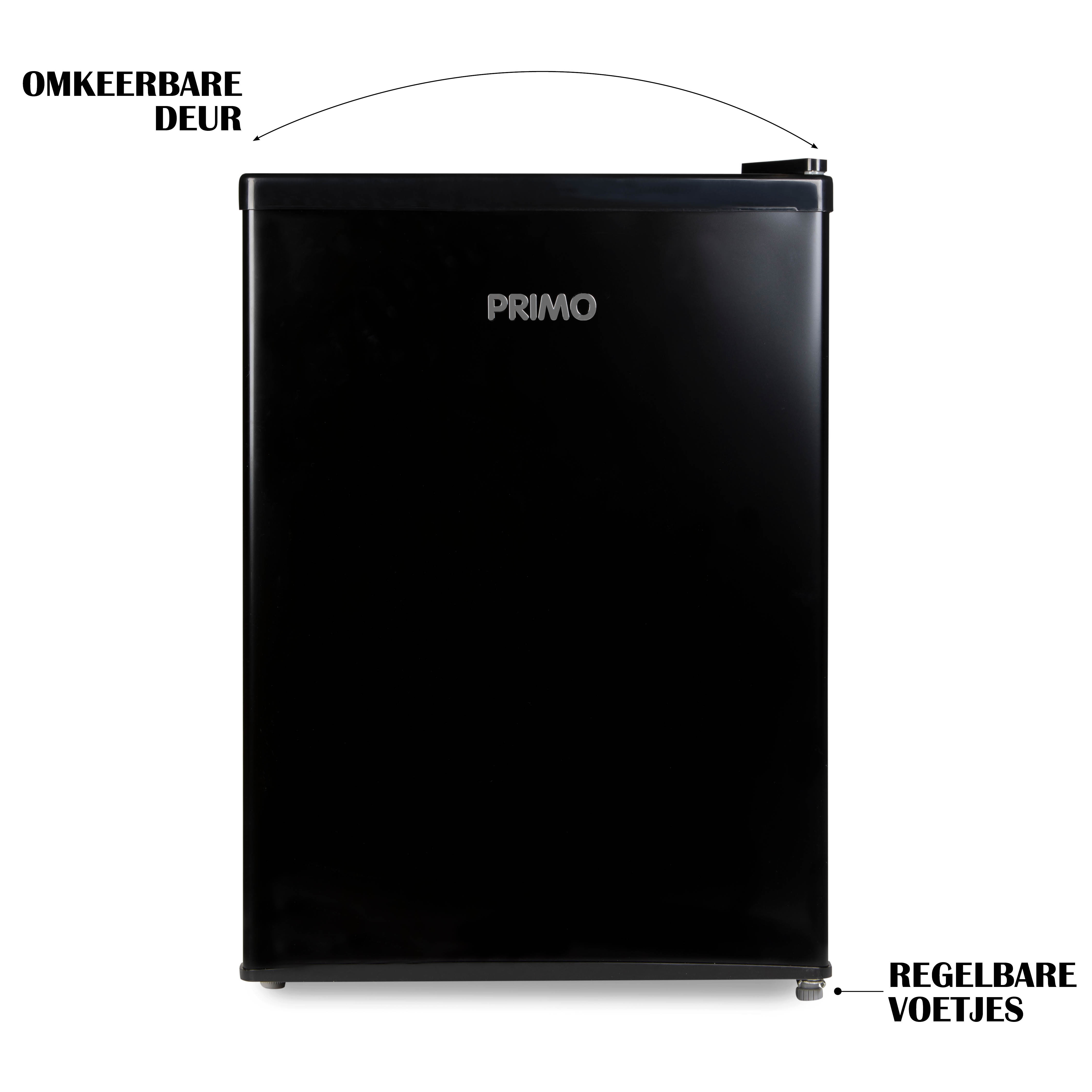 Primo PR155FR 66 liter koelkast - Black