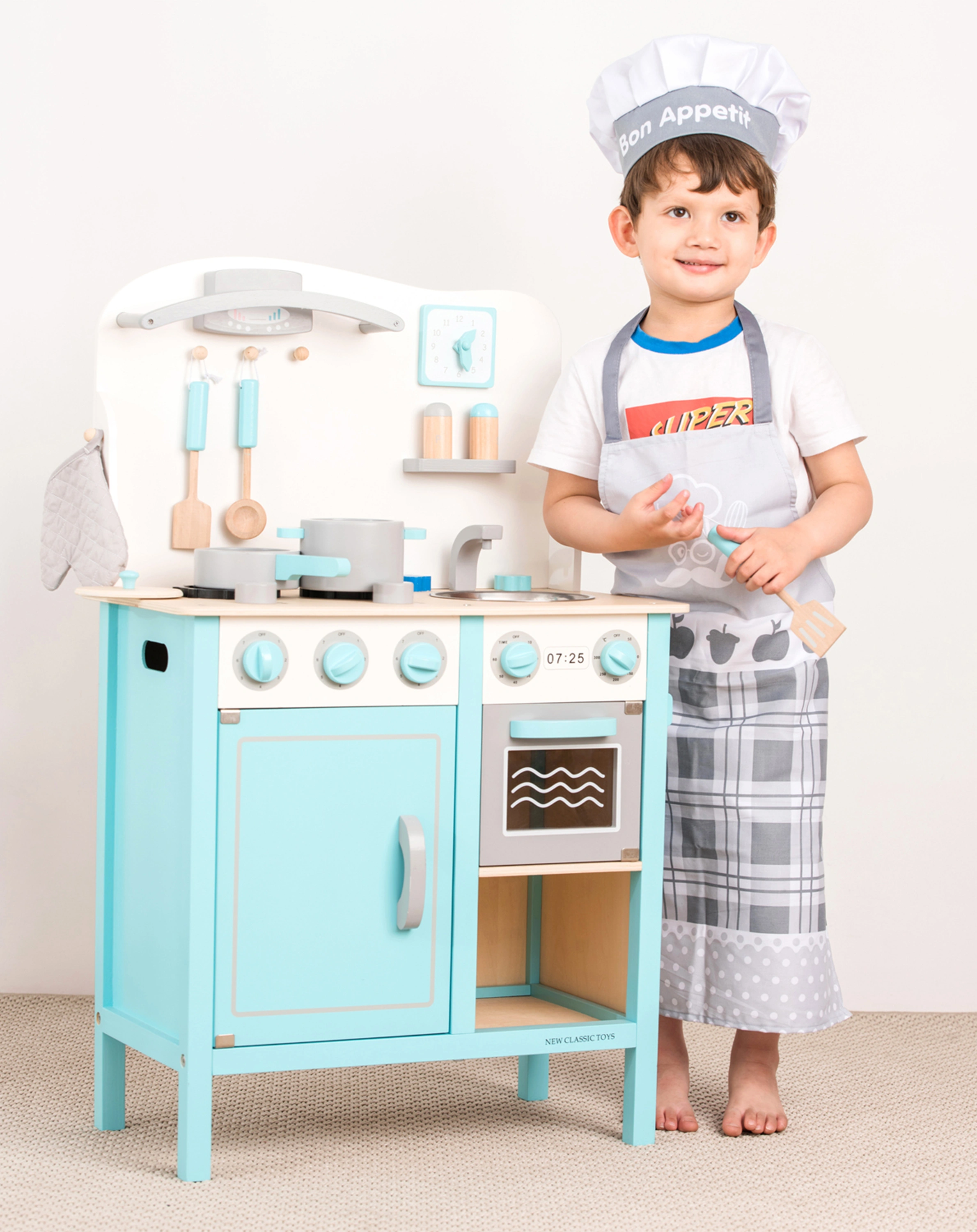 Kinder-Küche BON APPETIT DELUXE in blau/weiß