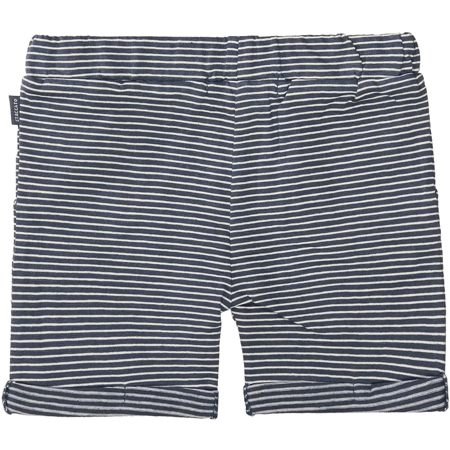 STACCATO Shorts indigo gestreift