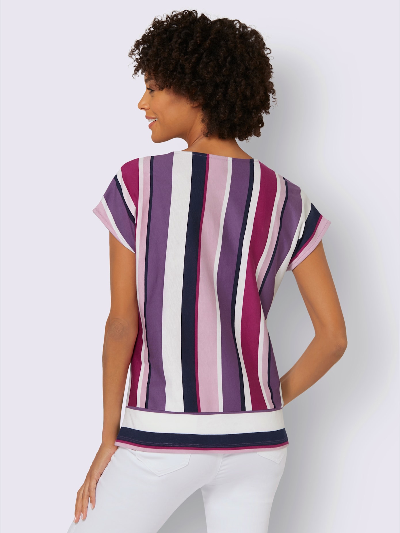 T-shirt à rayures 50% coton