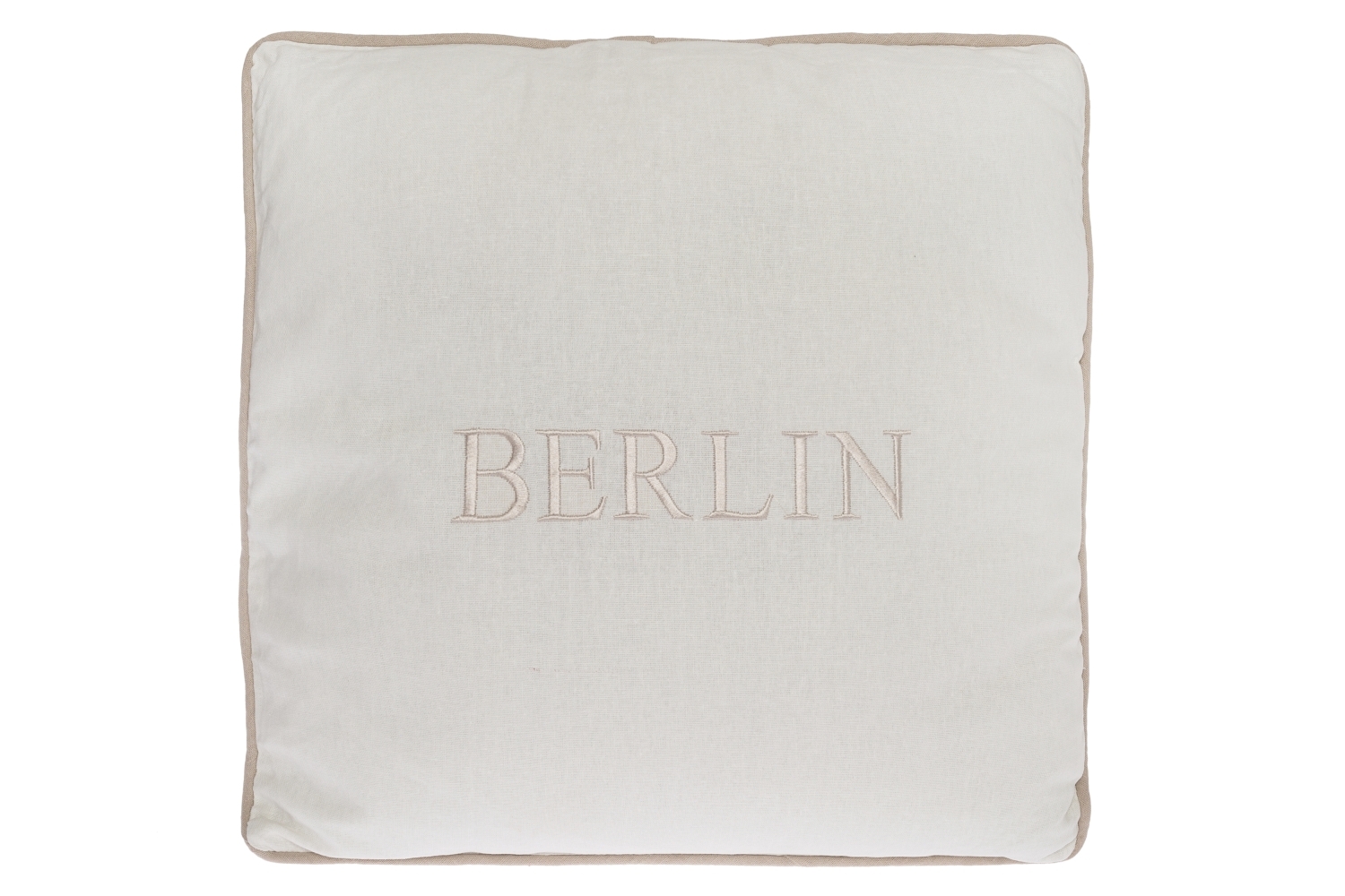 Kissen BERLIN - weiß - 45x45 cm