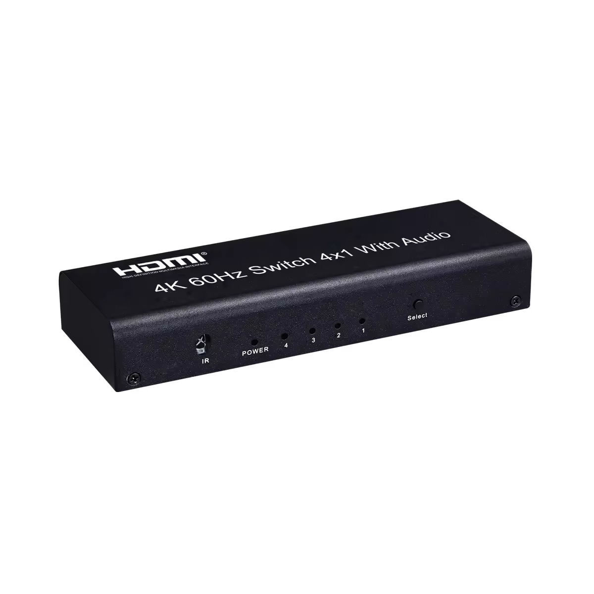 NÖRDIC HDMI Switch 4 til 1 Ultra HD 4K60Hz 4: 4: 4 HDCP2: 2 HD10 SPDIF og Stereo Dolby DTS HD PS3 / 4/5, Xbox, Chromecast, Nintendo Switch