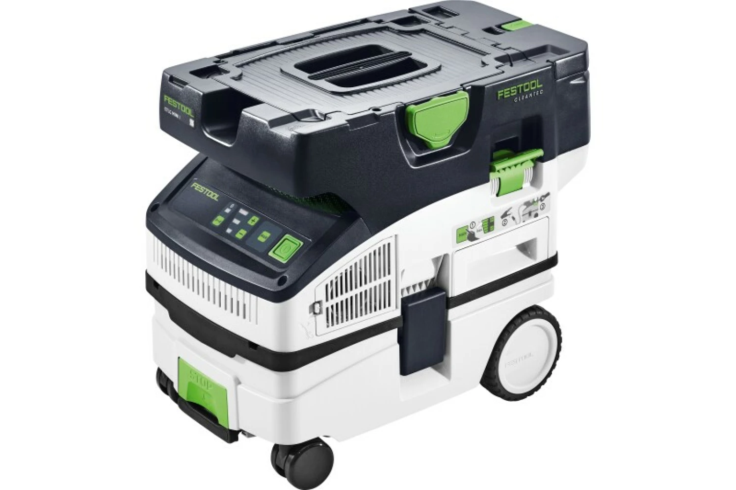 Festool CTLC MINI I-Plus 36V (2x18V) Li-Ion accu stofzuiger set (4x 5,0Ah) - 3100l/min - Stofklasse L