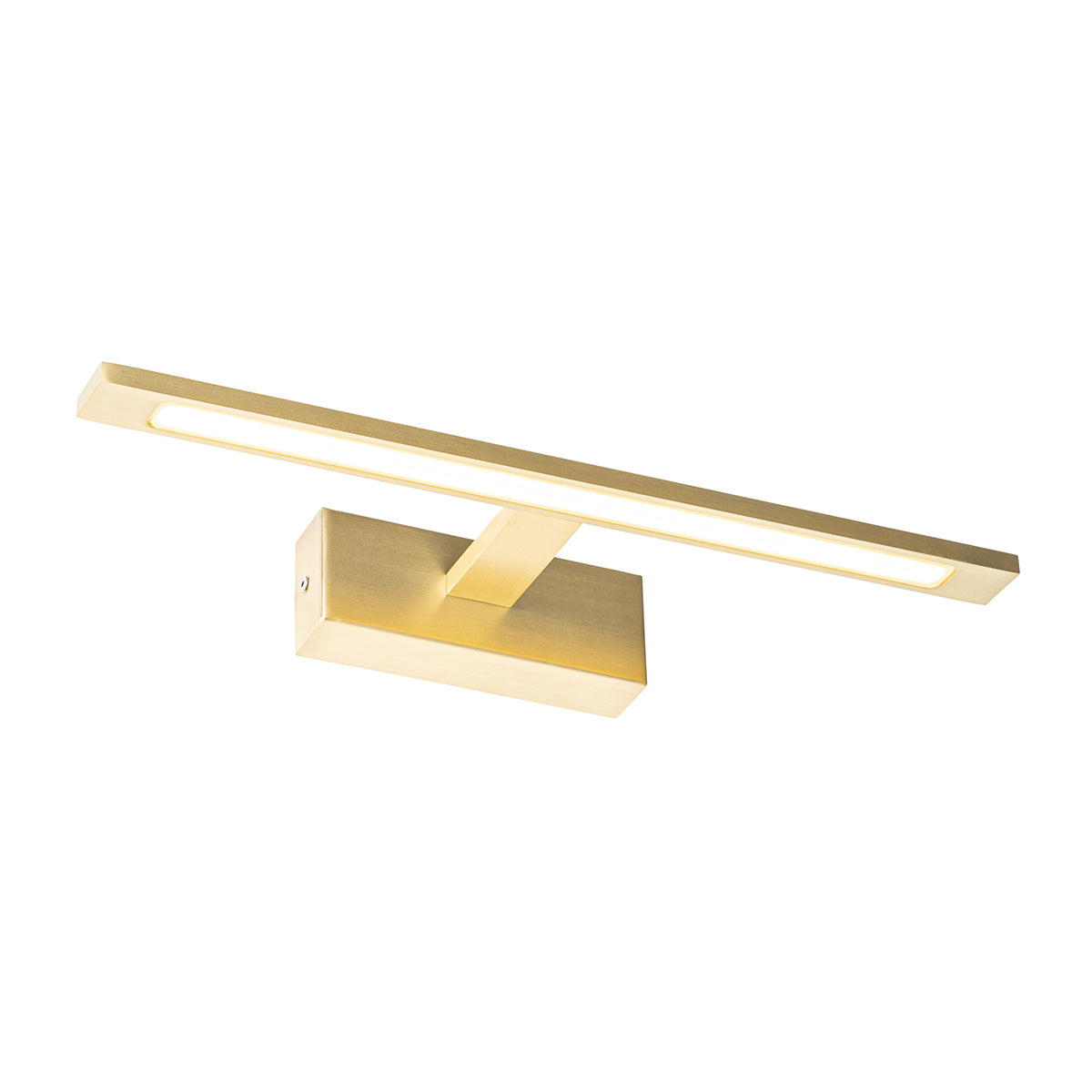 QAZQA Wandlamp messing 41,5 cm incl. LED IP44 - Jerre