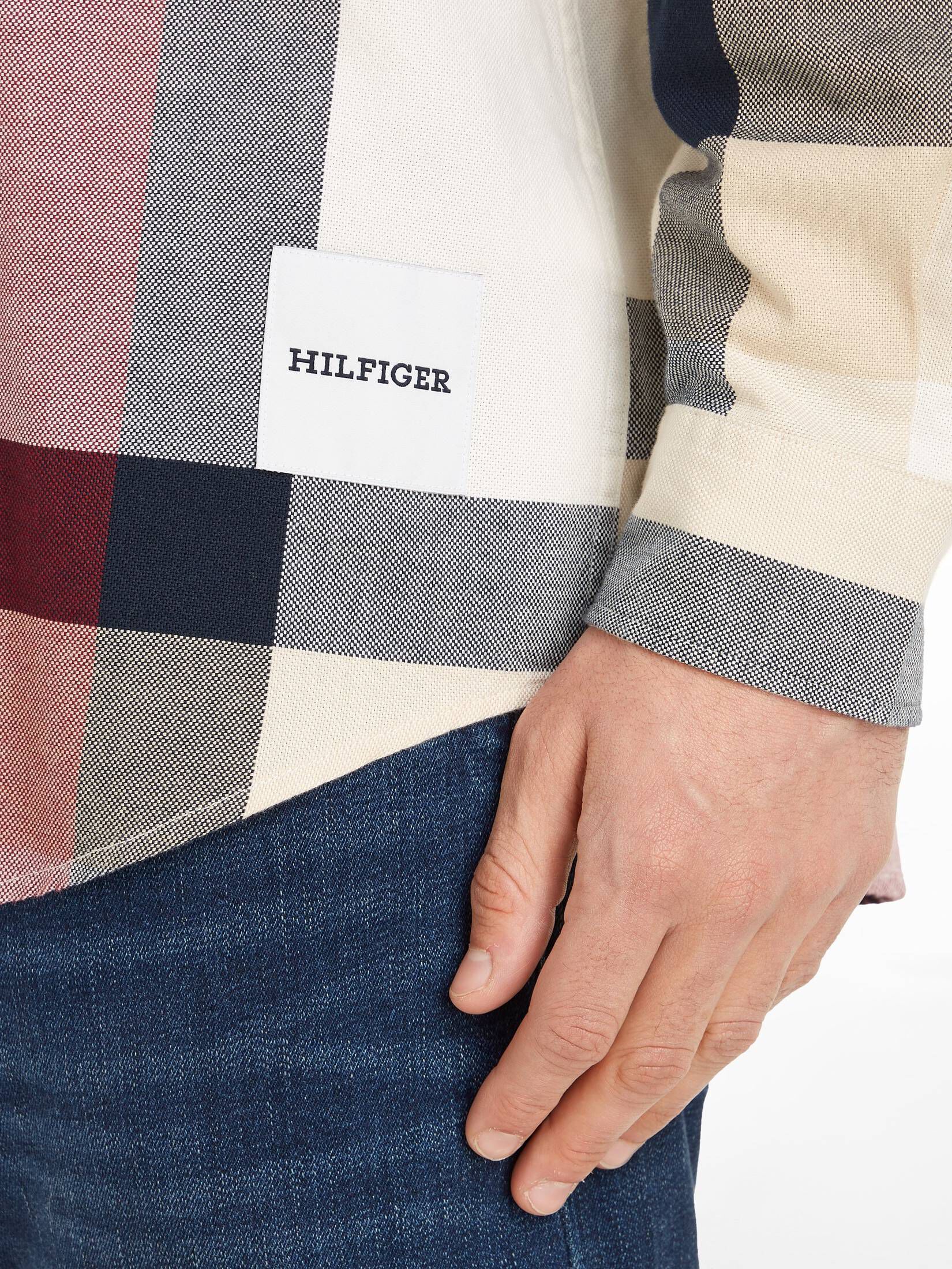 Tommy Hilfiger| Herren Hemd PLACED GLOBAL STP CHK SHIRT