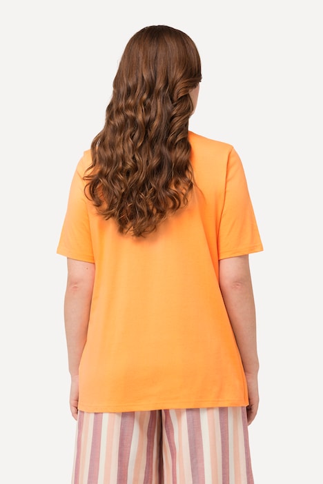 T-Shirts, 2er-Pack, V-Ausschnitt, Halbarm, Biobaumwolle
