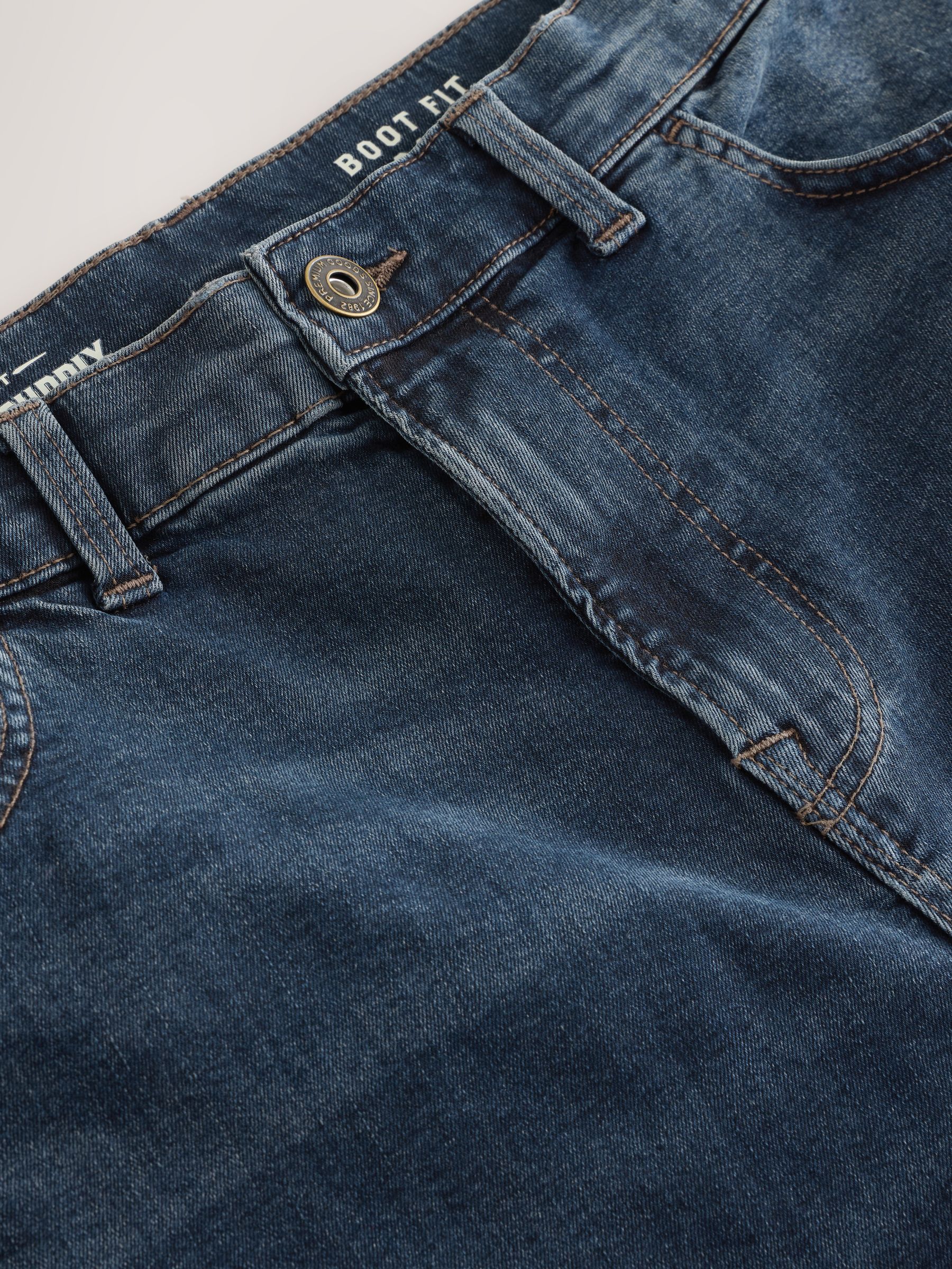Donkerblauw - Klassieke stretchy jeans
