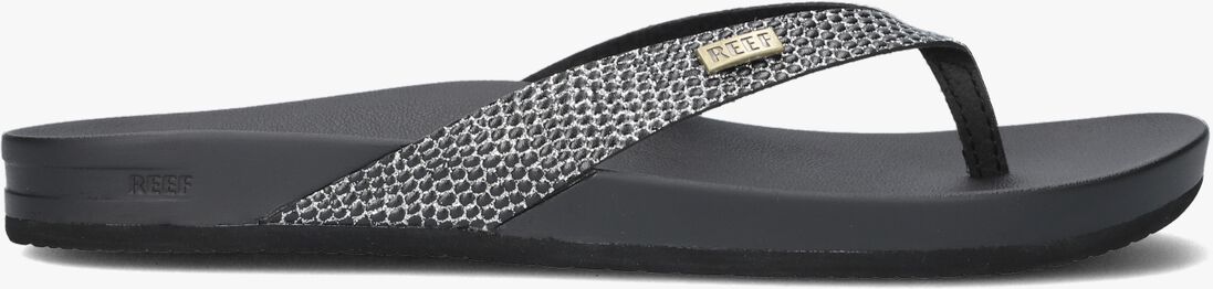 REEF zwarte reef teenslippers cushion court