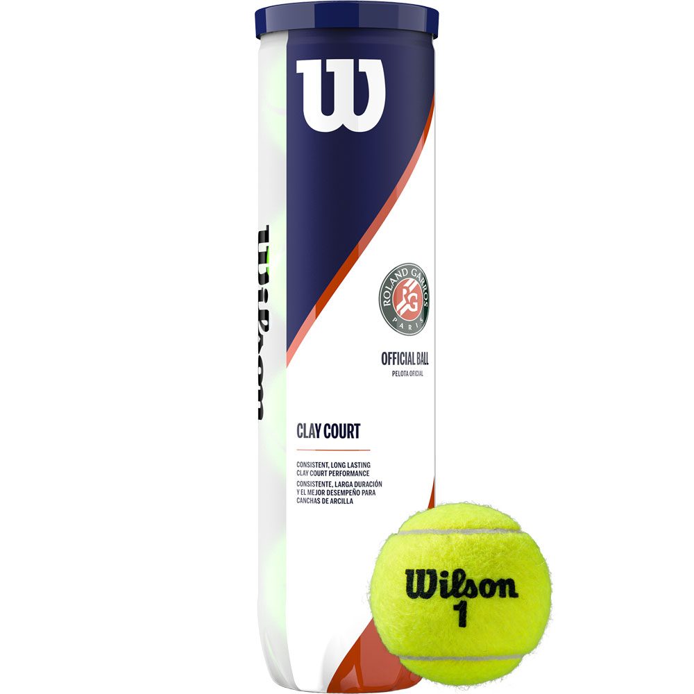 Wilson Roland Garros Clay Tennisbälle 4er gelb