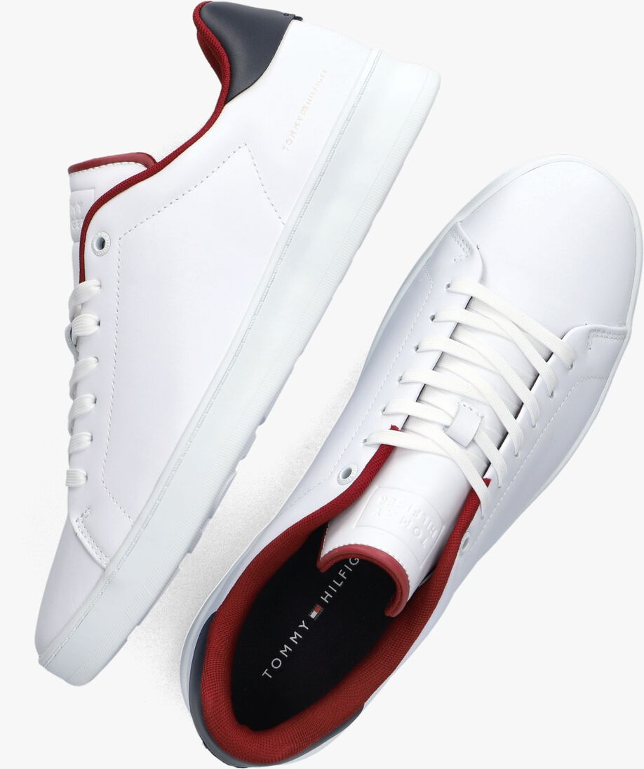 TOMMY HILFIGER witte tommy hilfiger lage sneakers court cup