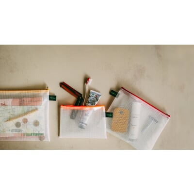 Etui Mesh Bag, 6er-Set - Bunt
