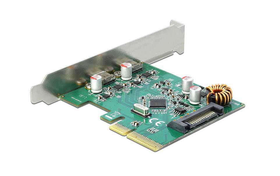PCI-Express-Karte 90397 USB 3.1 Gen2 - 2x Type-CPCIe-Schnittstellenkarte