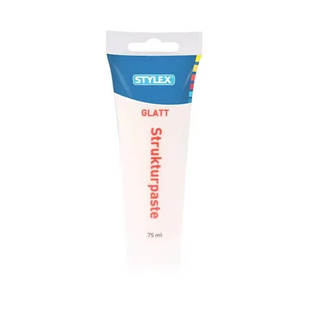 Stylex Strukturpaste glatt weiß für Acrylfarbe, 75 ml