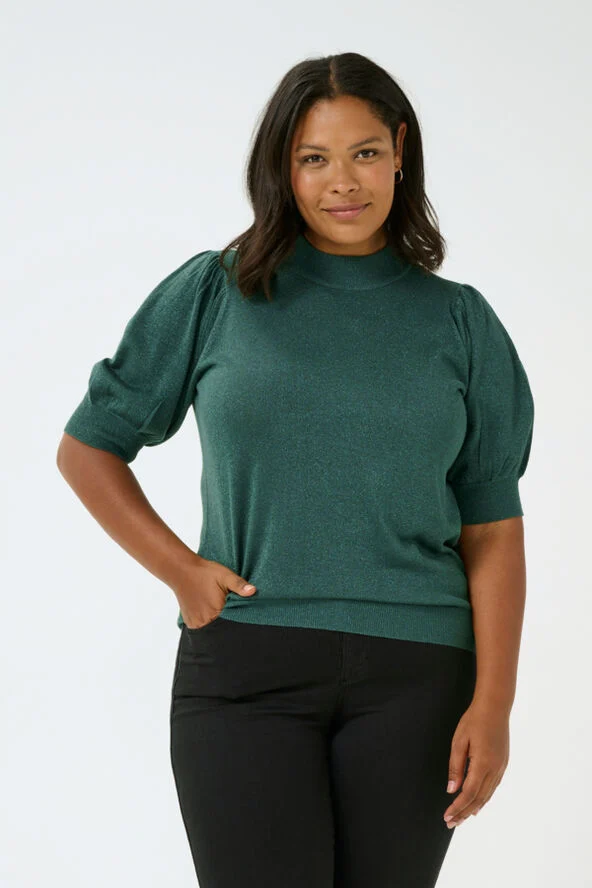 Kaffe Curve KCregitta Turtleneck Pullover Garden topiary