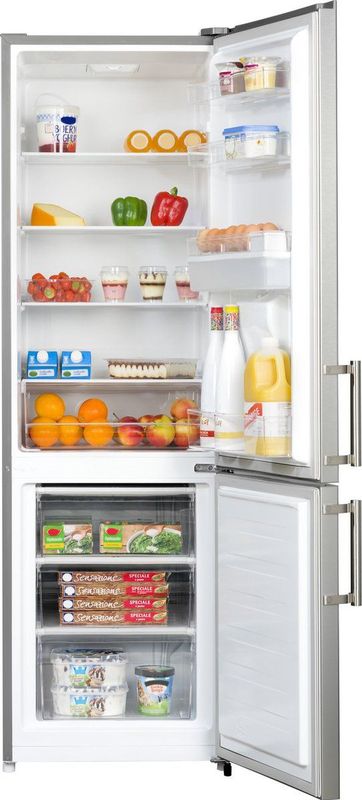 Everglades EVUD4048 Koel- Vriescombinatie Inox Look E