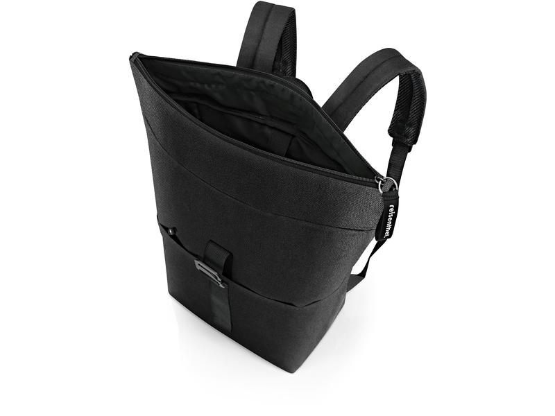 Reisenthel Freizeitrucksack Rolltop Backpack Black Ranzen für Freizeit, Arbeitsweg und City-Trip
