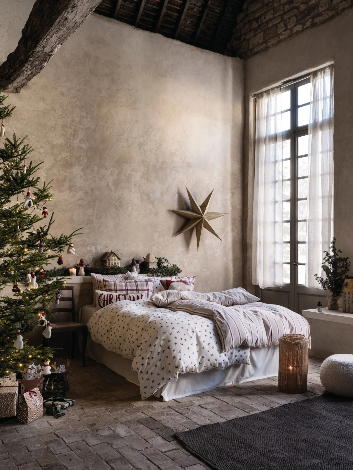 Flanell sengesett              offwhite - 140x200 cm