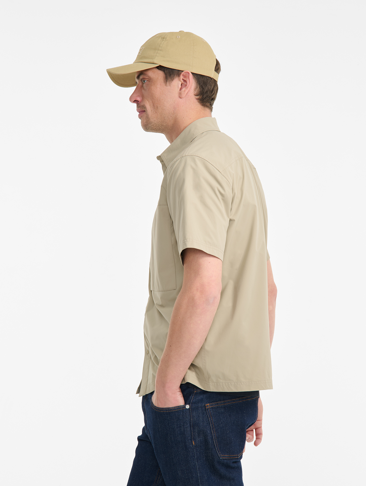 Chemise DRY FAST TEXTILE® et UV-C® à manches courtes BISTRE