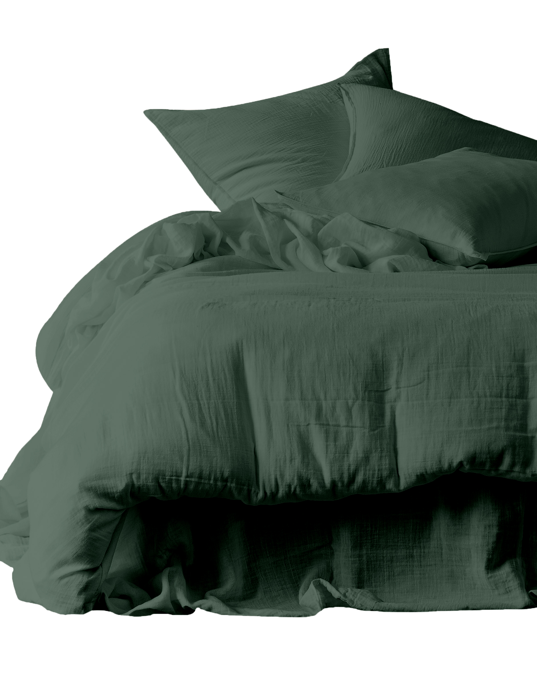 DILI - Drap-housse en coton | Vert