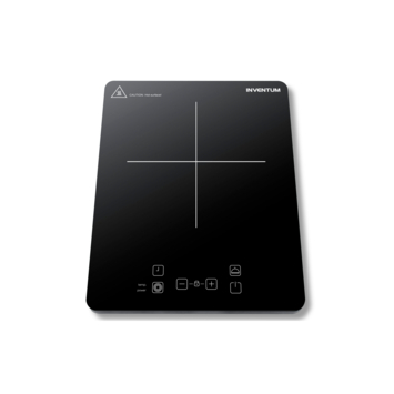 Inventum KI120T - Inductie kookplaat - 1 kookzone - 2000 watt - 10 standen - Zwart