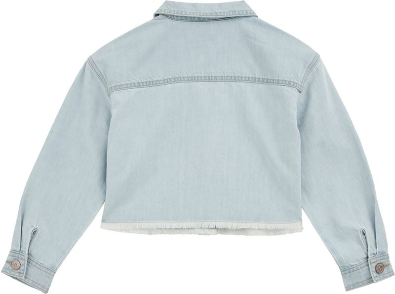 Jacks - Denim Jack - Effen - Gedeeltelijk Gevoerd - Losse Pasvorm