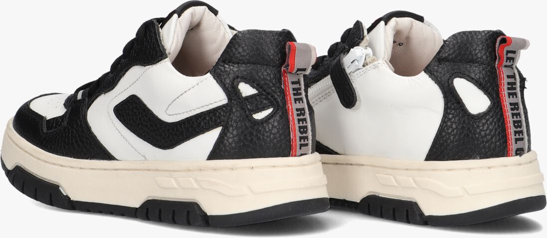 BRAQEEZ zwarte braqeez lage sneakers cis chicago