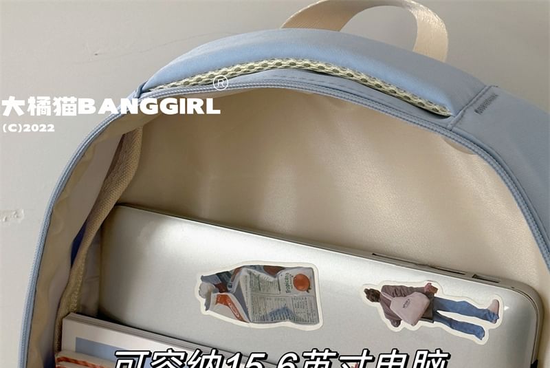 BANGGIRL - Tweekleurige rugzak / schoudertas / tasbedel / set