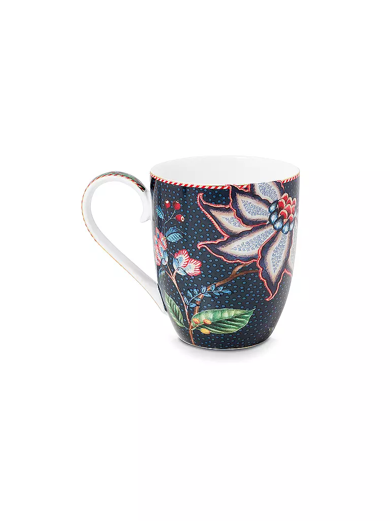 PIP STUDIO Henkelbecher 2-er Set BERRY BLUES 450ml Large Blue dunkelblau