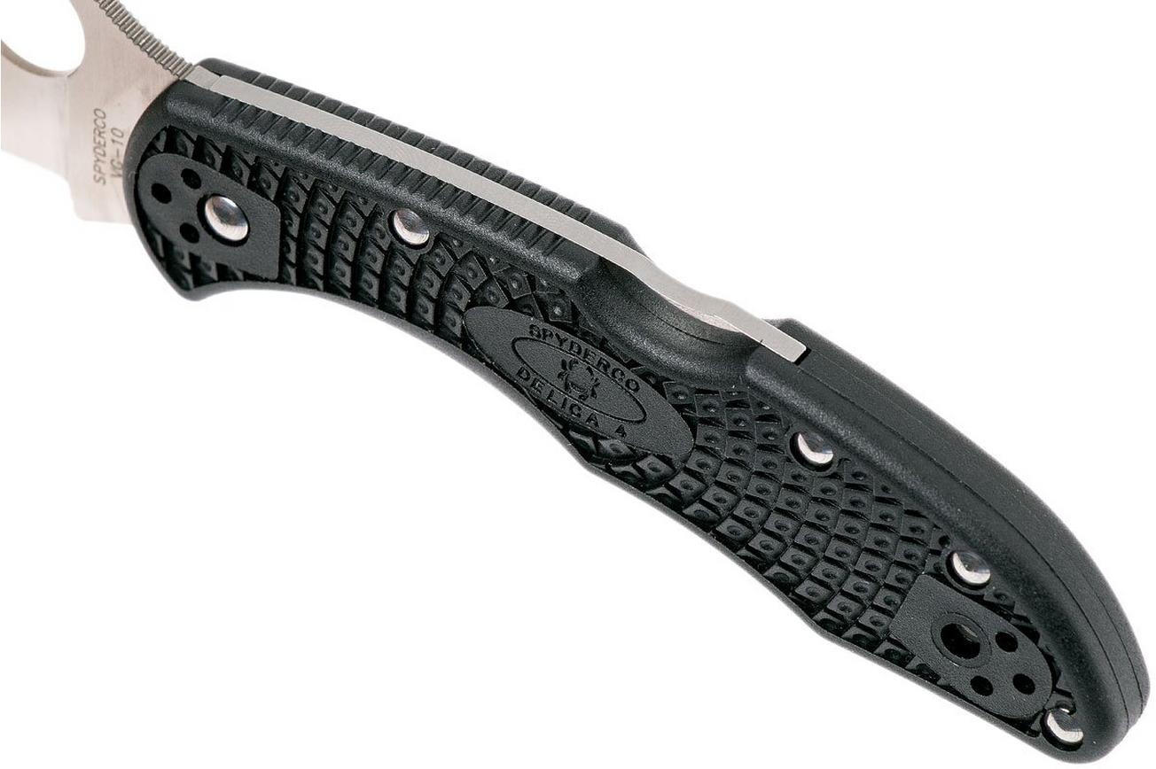 Spyderco Delica 4 Flat Wharncliffe C11FPWCBK zakmes
