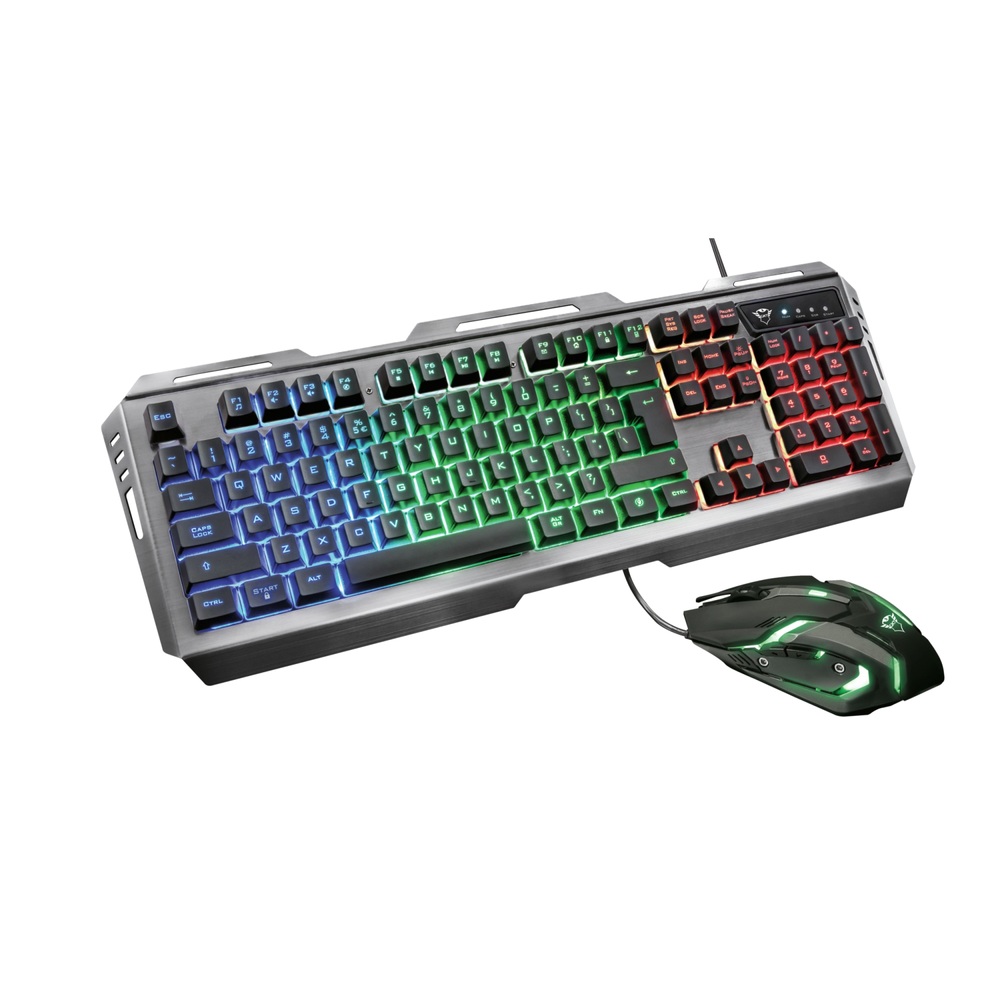 Trust GXT 845 Tural Gaming Bundle – Tastatur und Maus
