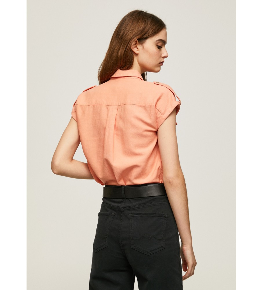 Camiseta laranja Brenda da Pepe Jeans