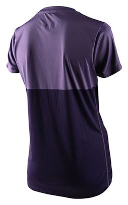 Maillot Manches Courtes Femme Troy Lee Designs Lilium Block Orchid/Violet