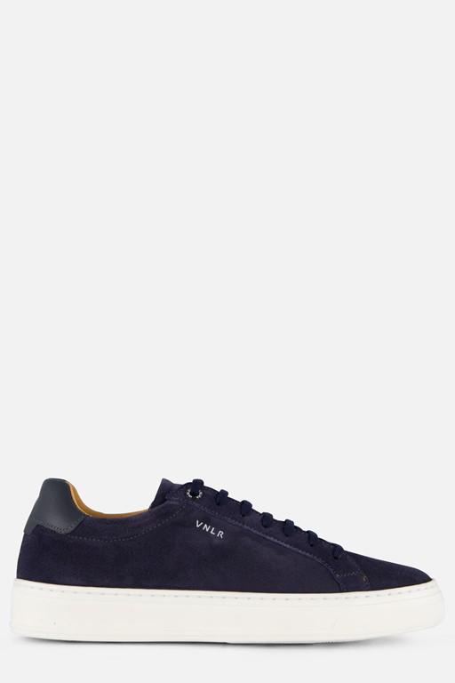 Van Lier Barossa Sneakers blauw Suede